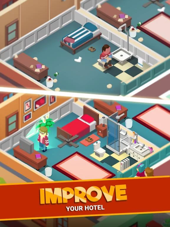Изображение игры: Hotel Empire Tycoon－Idle Game