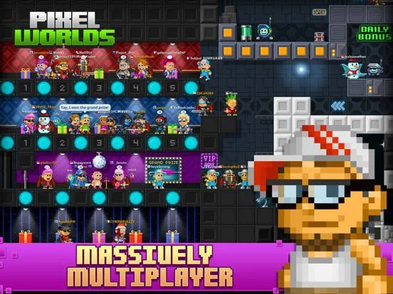 Изображение игры: Pixel Worlds: MMO Sandbox