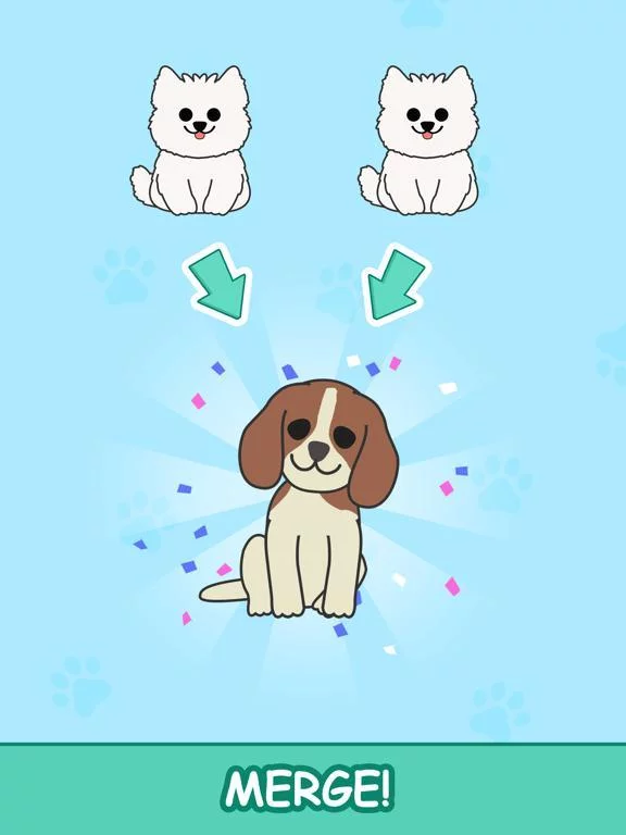 Изображение игры: Merge Puppies: Pet rescue