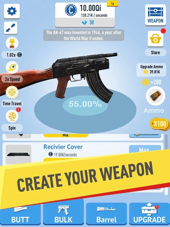 Изображение игры: Idle Guns Factory