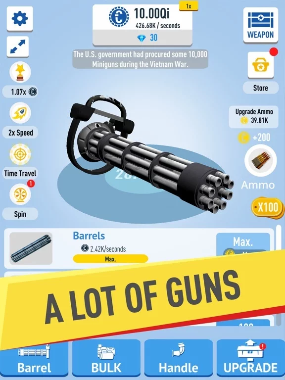 Изображение игры: Idle Guns Factory