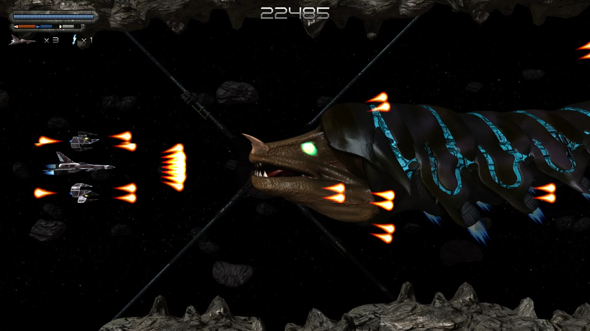 Изображение игры: Space Blaze