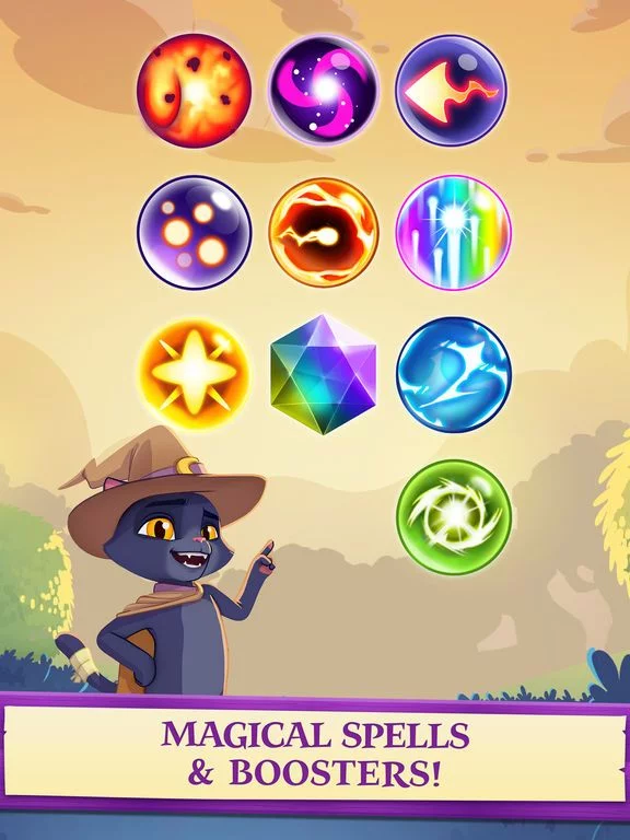 Изображение игры: Bubble Witch 3 Saga
