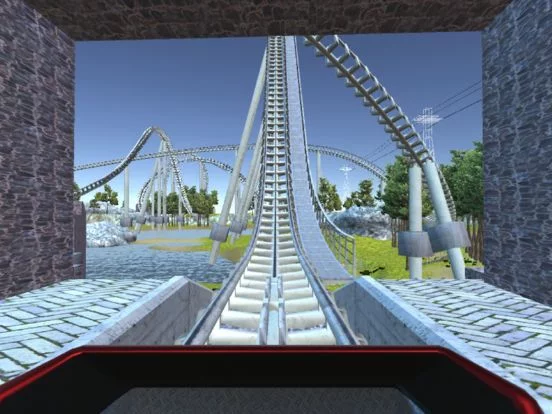 Изображение игры: VR Roller Coaster Google Cardboard Virtual Reality