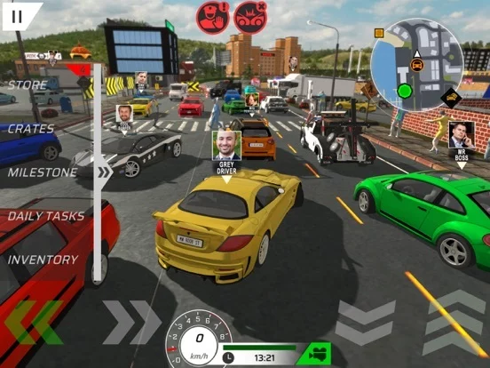 Изображение игры: Car Drivers Online: Fun City