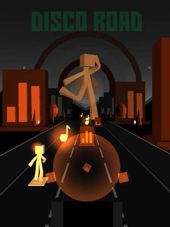 Изображение игры: Disco Road
