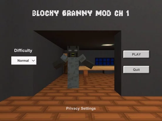 Изображение игры: Blocky Granny Mod Chapter One