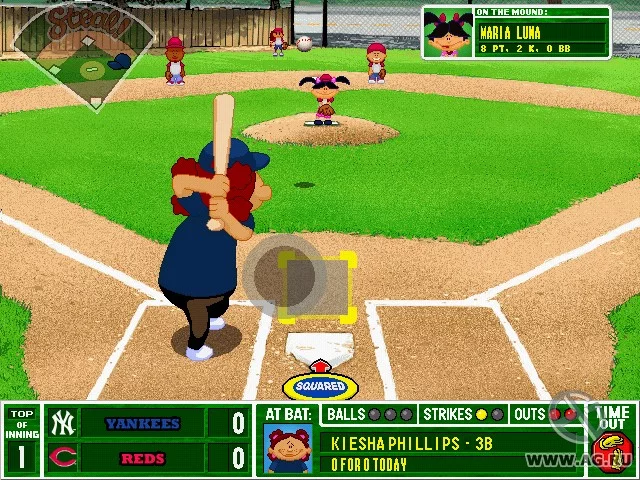 Изображение игры: Backyard Baseball 2001