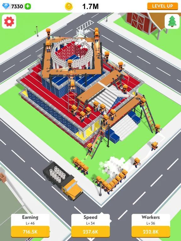 Изображение игры: Idle Construction 3D