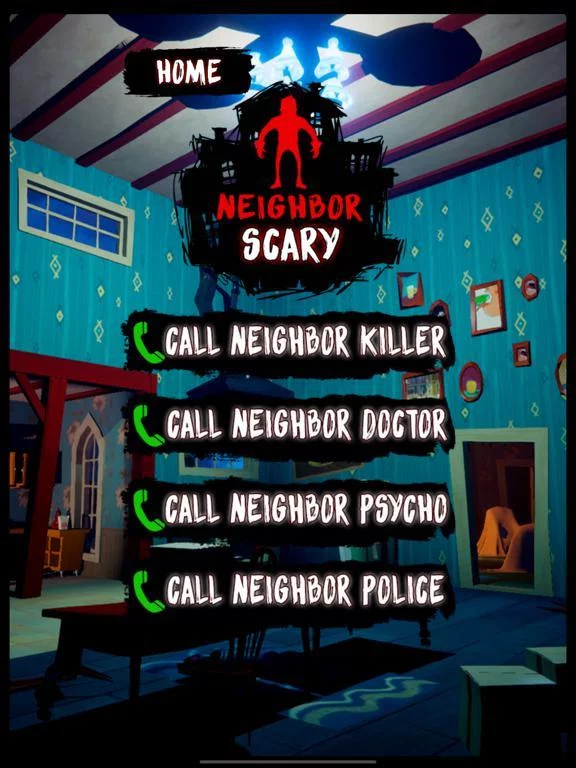 Изображение игры: Calling Hello Neighbor Scary