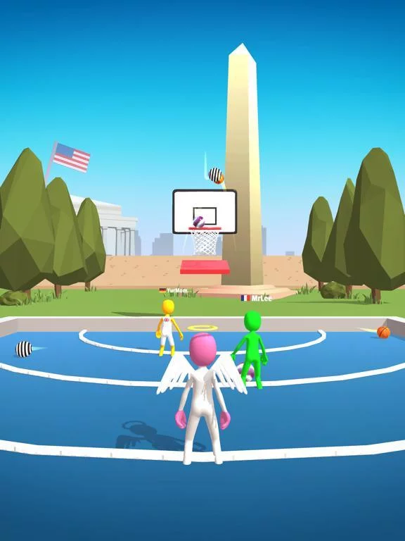 Изображение игры: Five Hoops