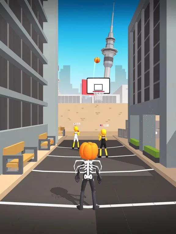 Изображение игры: Five Hoops