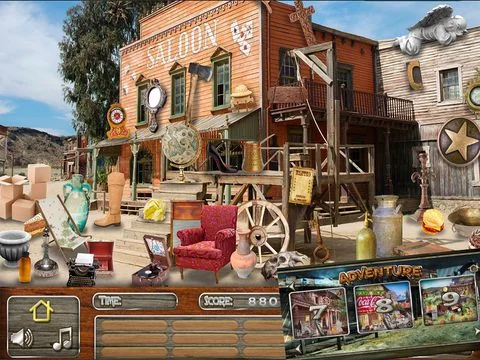 Изображение игры: Haunted Ghost Town Hidden Object – Mystery Towns Pic Spot Differences Objects Game