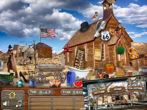 Изображение игры: Haunted Ghost Town Hidden Object – Mystery Towns Pic Spot Differences Objects Game