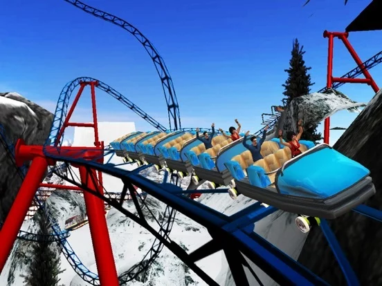 Изображение игры: VR Roller Coaster Simulator 3d