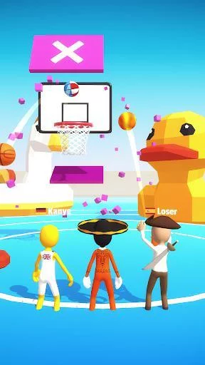 Изображение игры: Five Hoops - Basketball Game