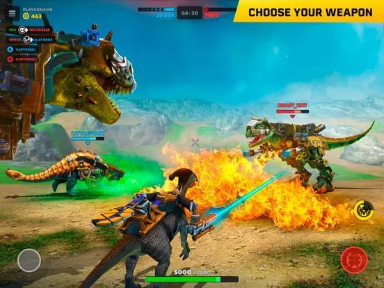 Изображение игры: Dino Squad Online