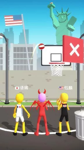 Изображение игры: Five Hoops - Basketball Game