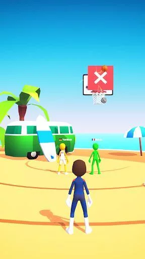 Изображение игры: Five Hoops - Basketball Game