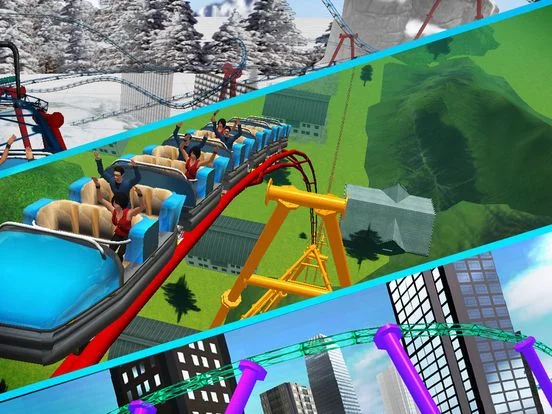 Изображение игры: VR Roller Coaster Simulator 3d