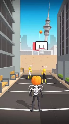 Изображение игры: Five Hoops - Basketball Game