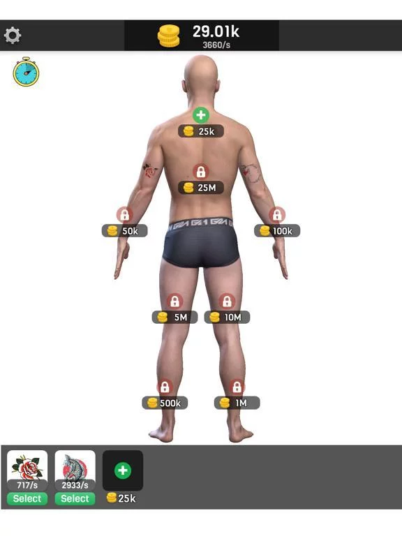 Изображение игры: Idle Tattoo Artist