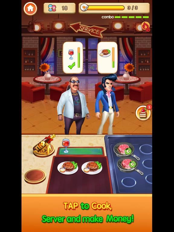 Изображение игры: Cooking Star: Idle Pocket Chef
