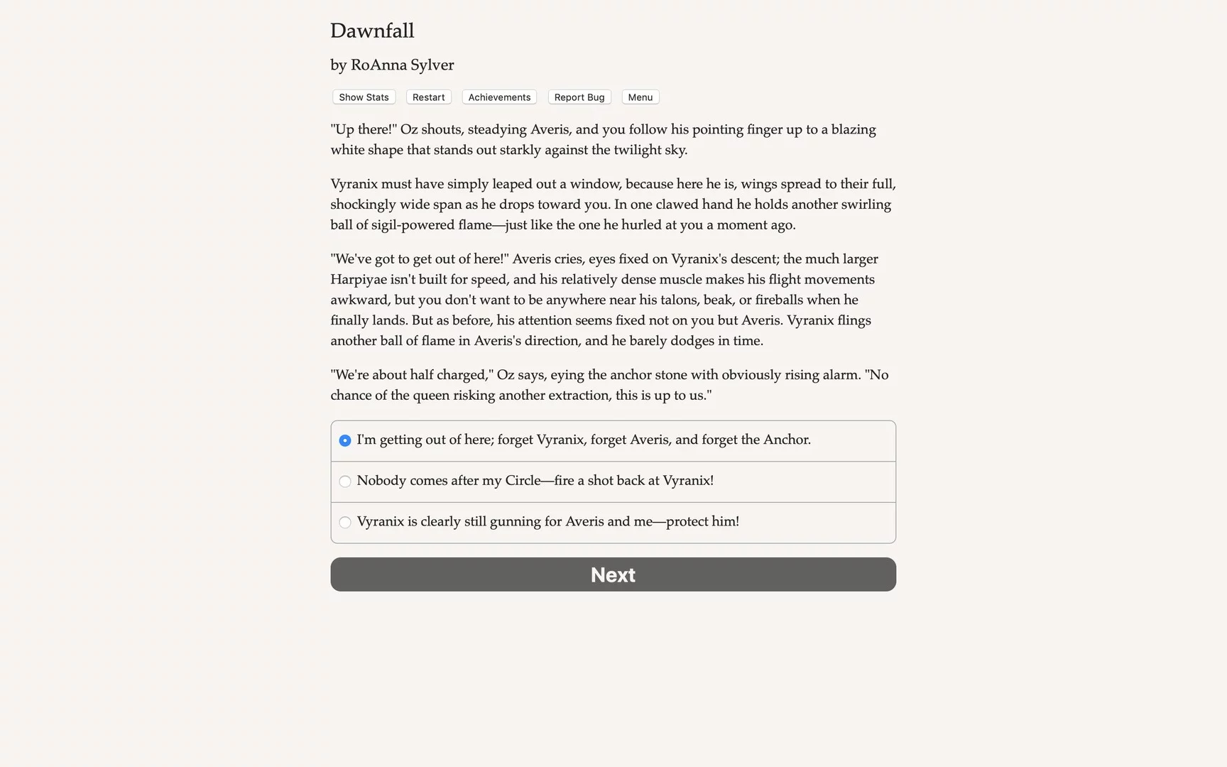 Изображение игры: Dawnfall