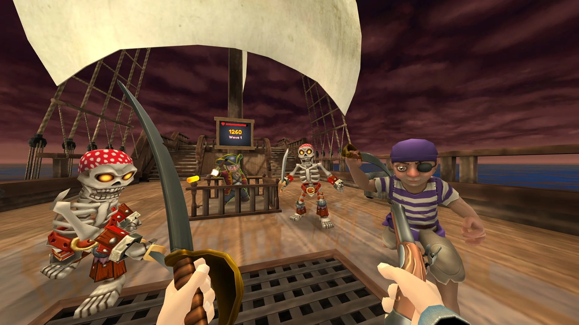 Изображение игры: Pirates on Deck VR