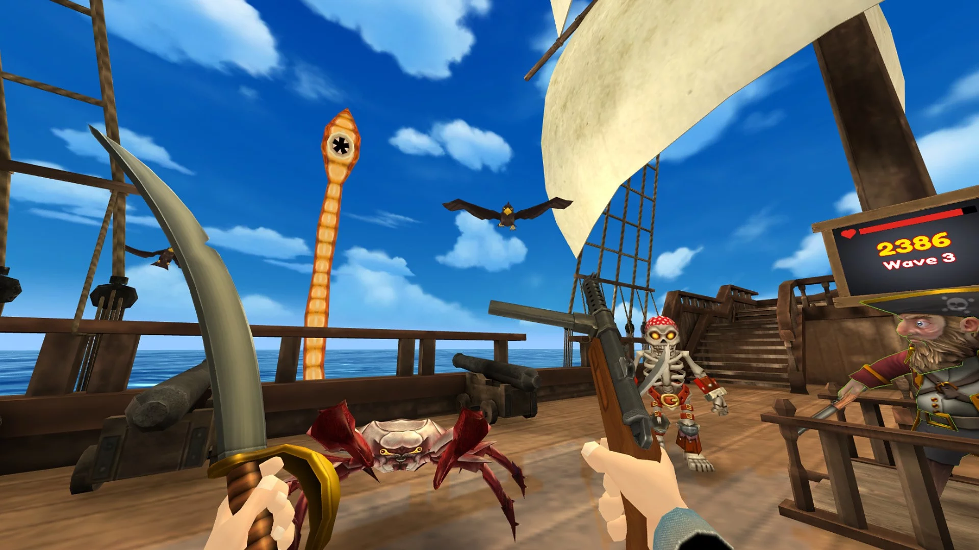 Изображение игры: Pirates on Deck VR
