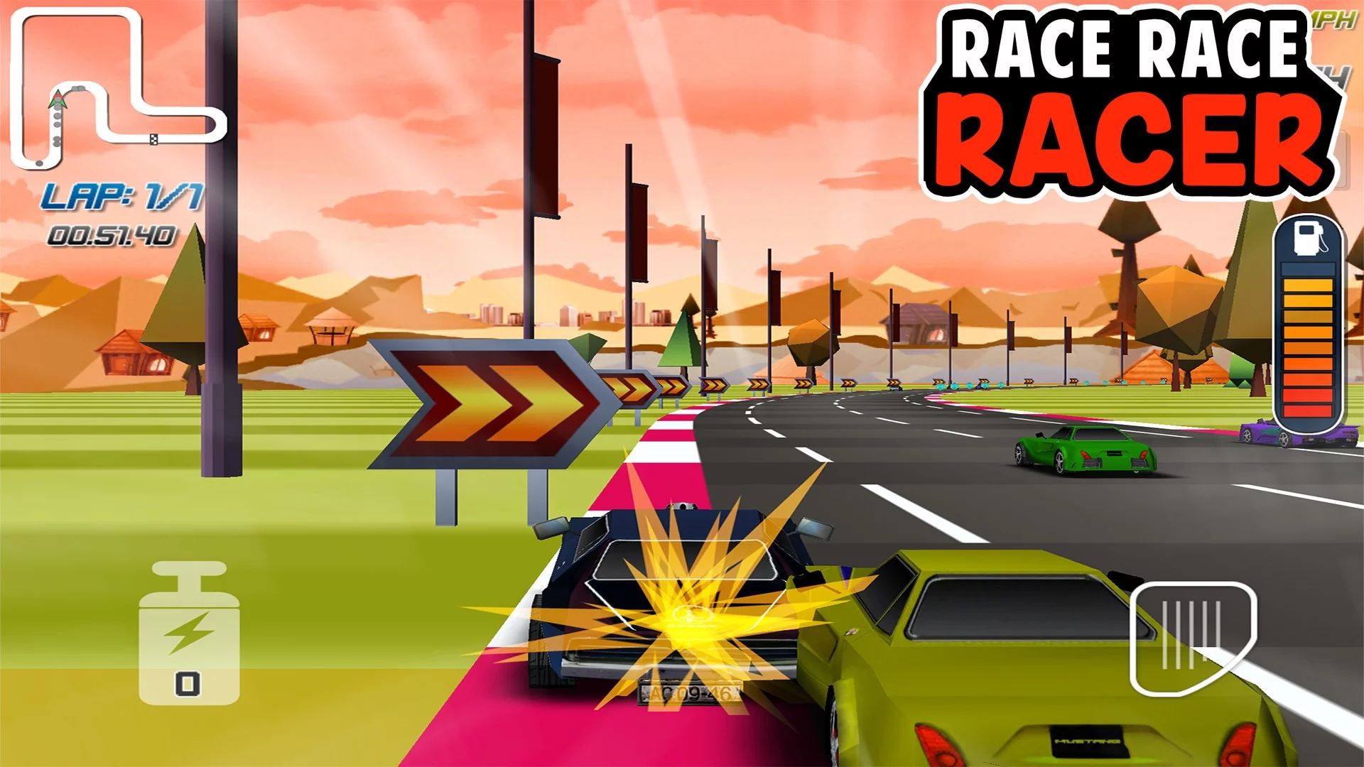 Изображение игры: Race Race Racer