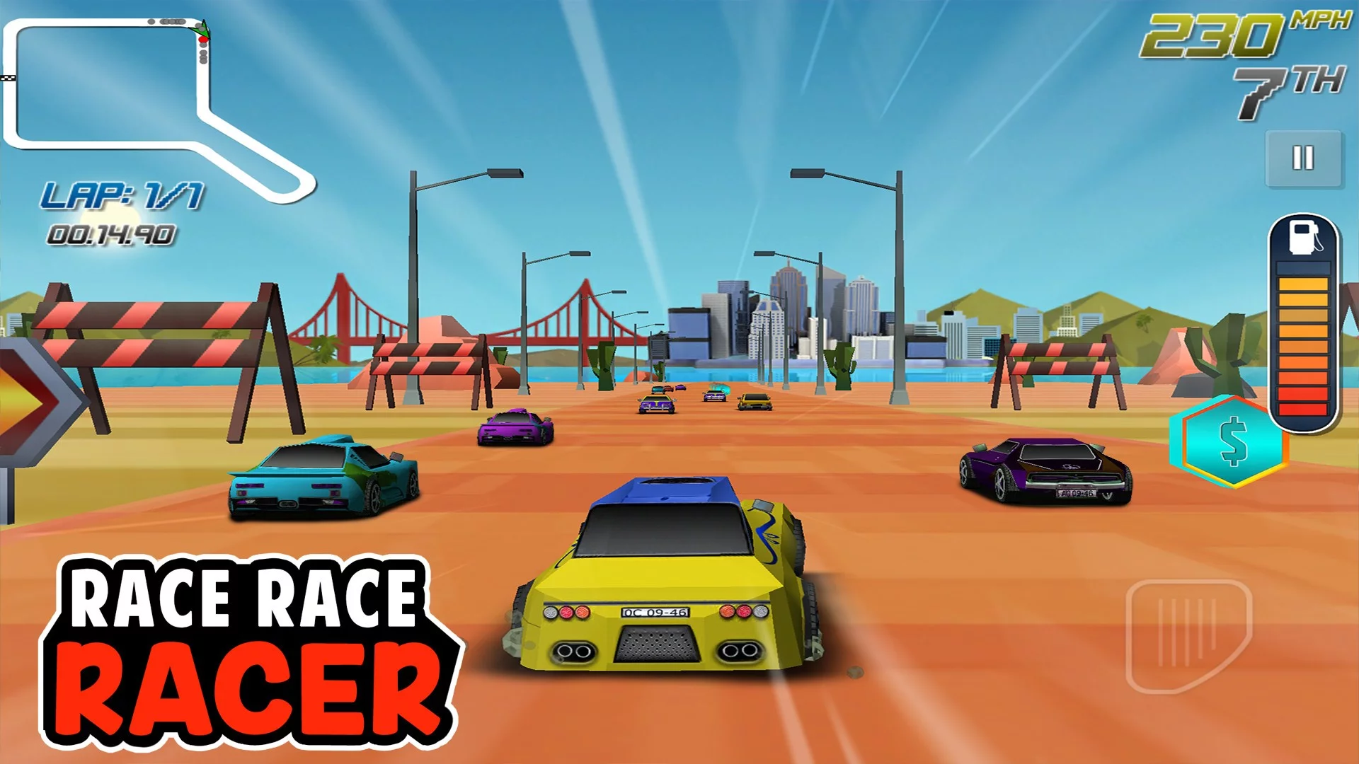 Изображение игры: Race Race Racer