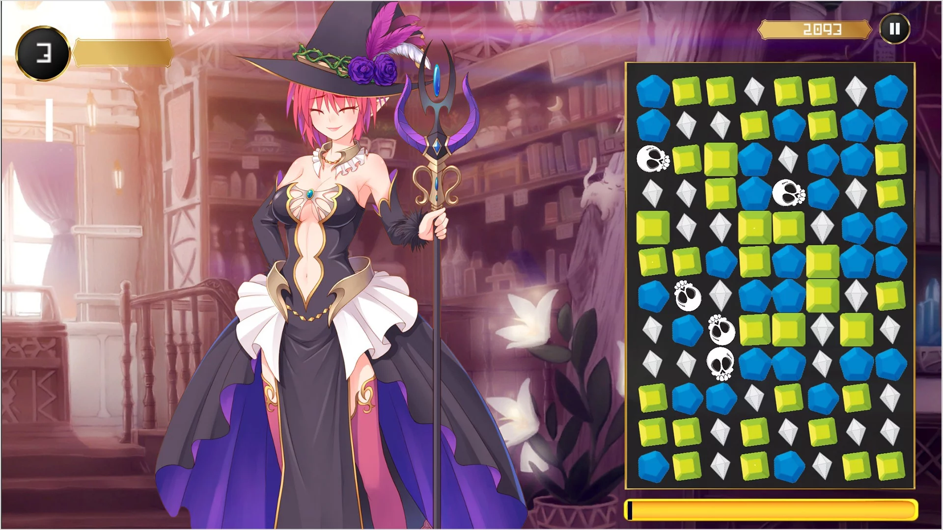 Изображение игры: Hentai Match Fantasy Stories