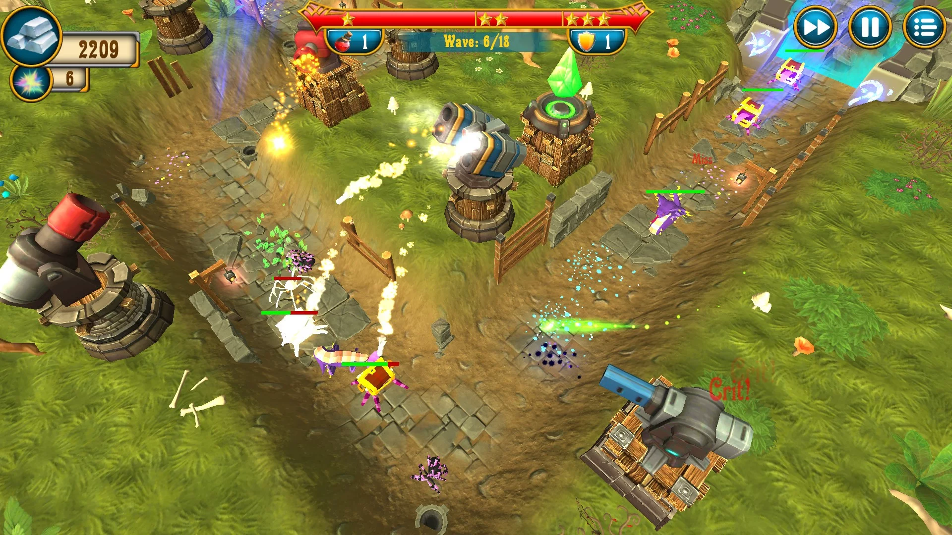 Изображение игры: Fantasy Realm TD