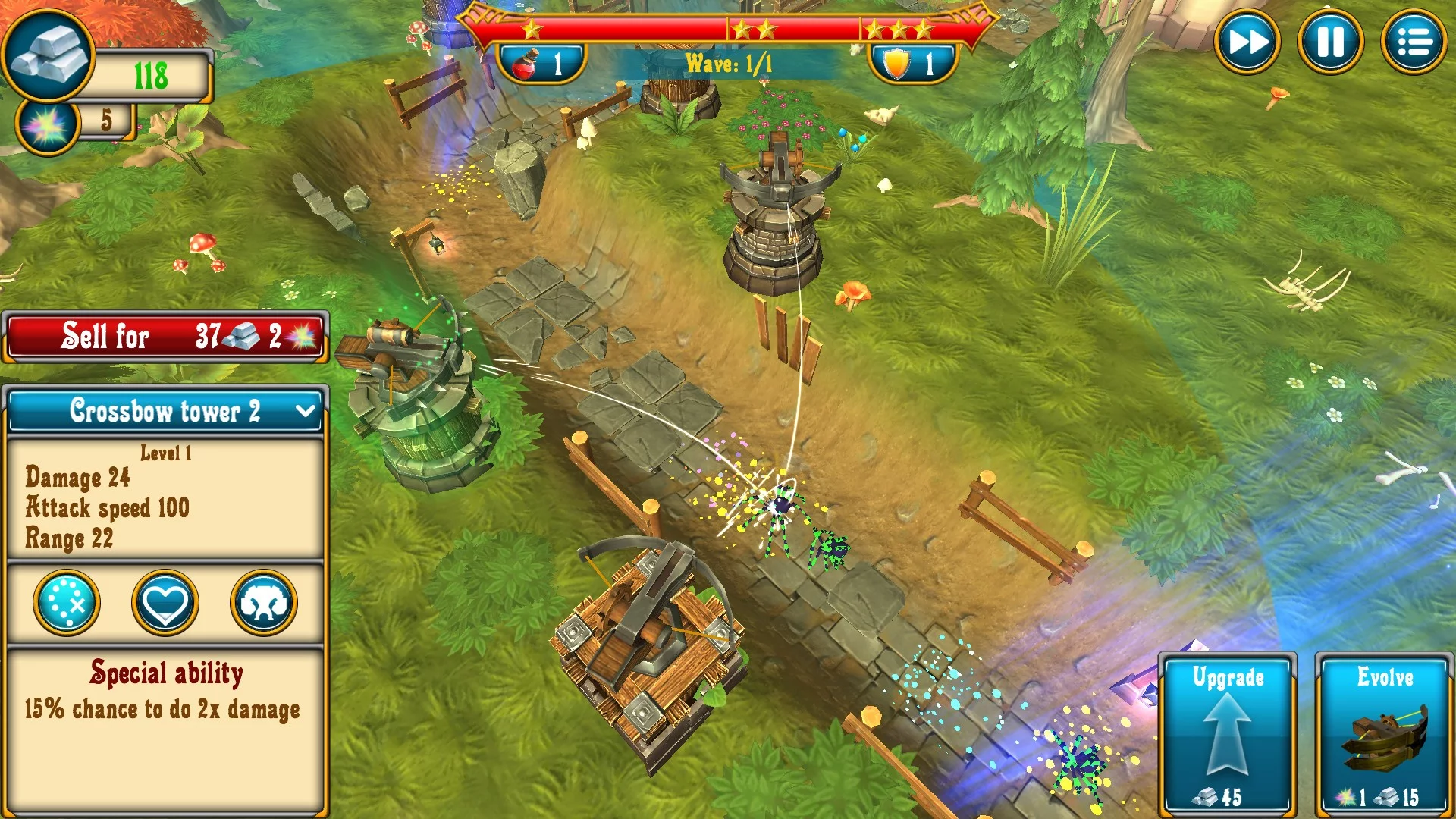 Изображение игры: Fantasy Realm TD