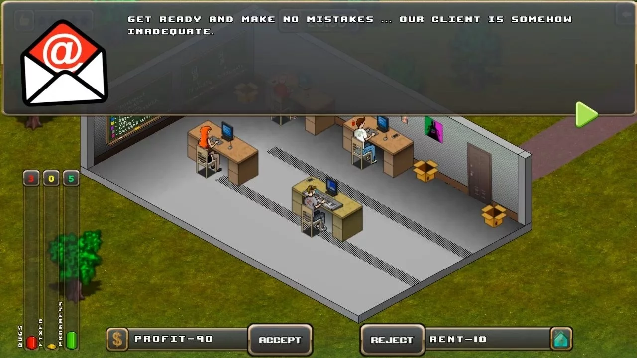Изображение игры: Gamedev simulator