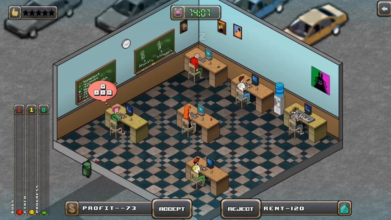 Изображение игры: Gamedev simulator