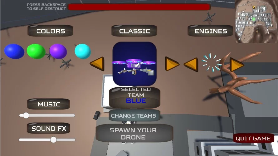 Изображение игры: Drone Combat