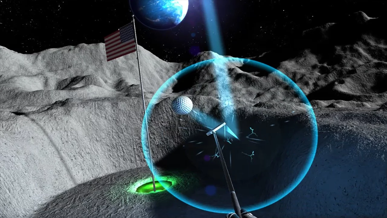 Изображение игры: Golf On The Moon (VR)