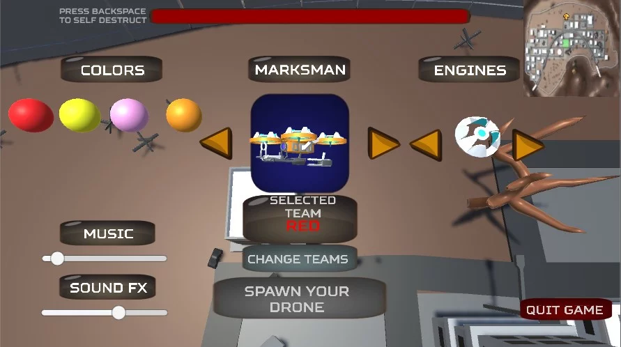 Изображение игры: Drone Combat