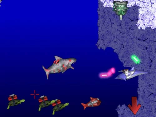 Изображение игры: Laser Dolphin