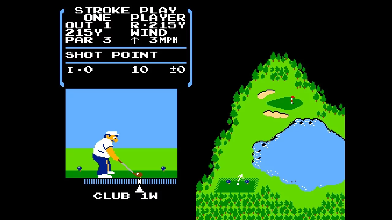 Изображение игры: Arcade Archives GOLF