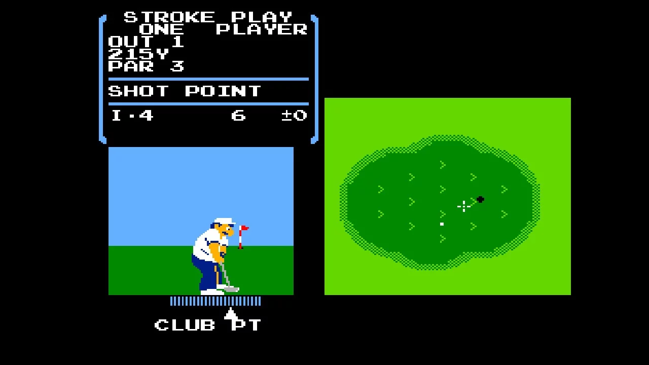 Изображение игры: Arcade Archives GOLF
