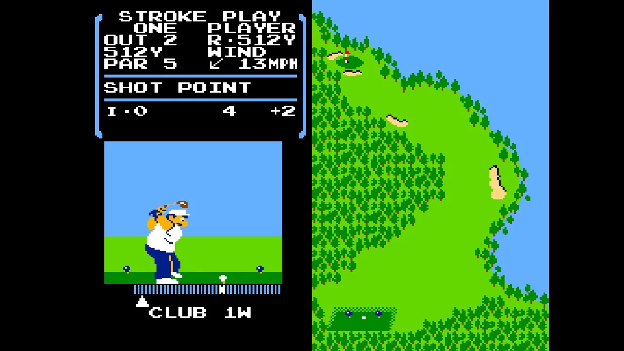 Изображение игры: Arcade Archives GOLF
