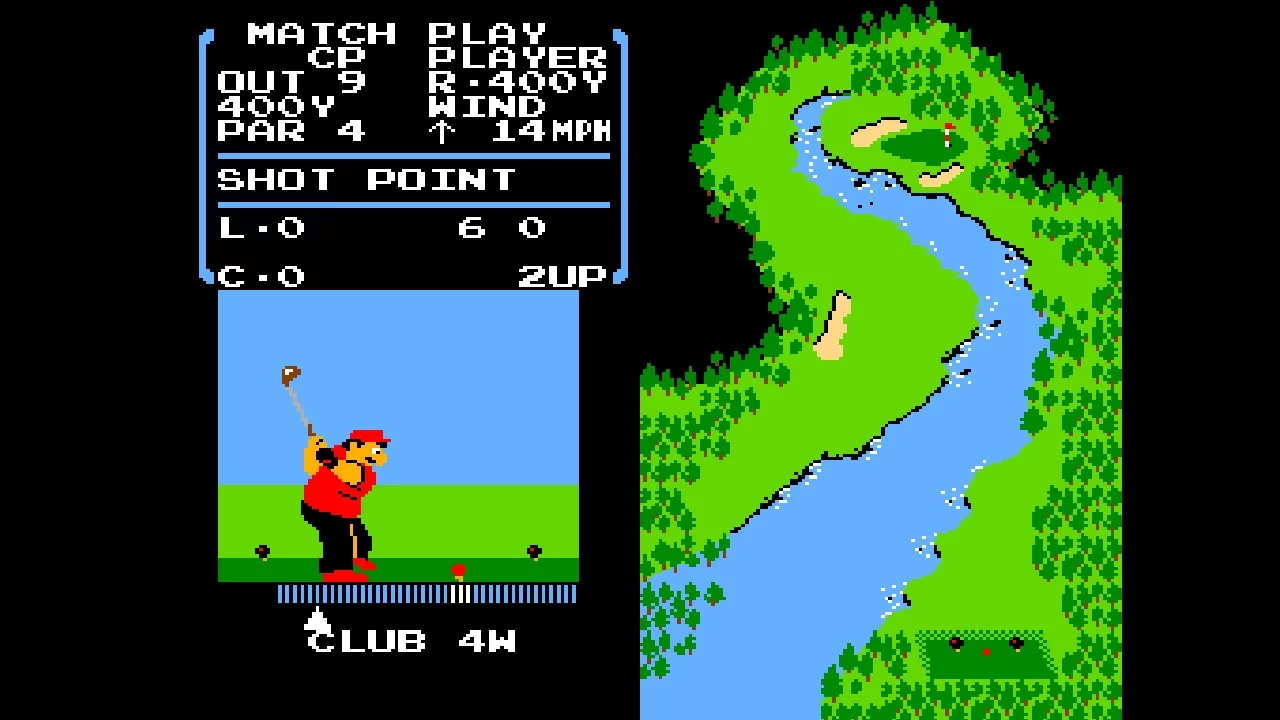 Изображение игры: Arcade Archives GOLF