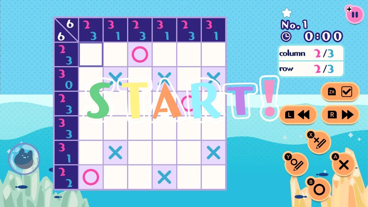 Изображение игры: 〇× LOGIC PUZZLE 1000 !