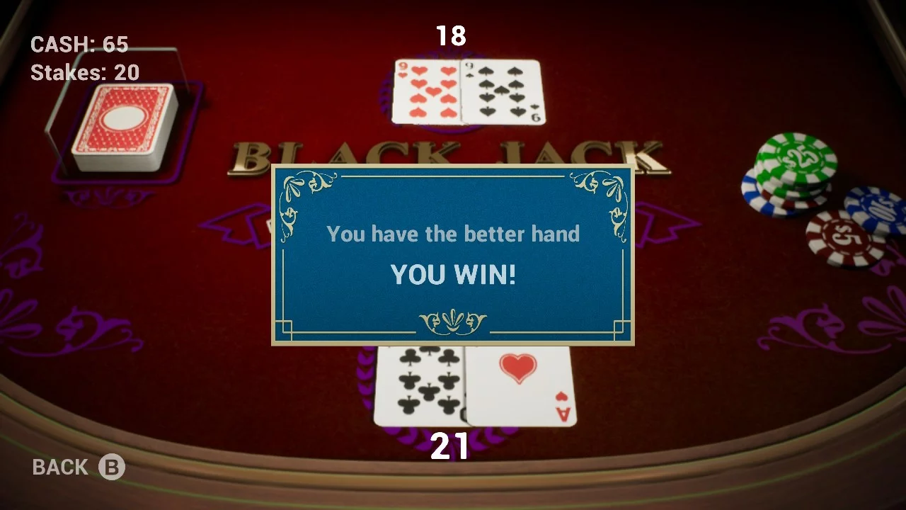 Изображение игры: Just Black Jack
