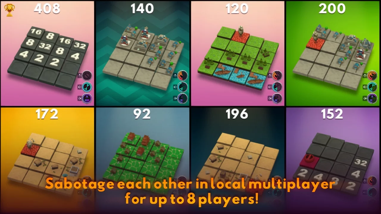 Изображение игры: 2048 Battles