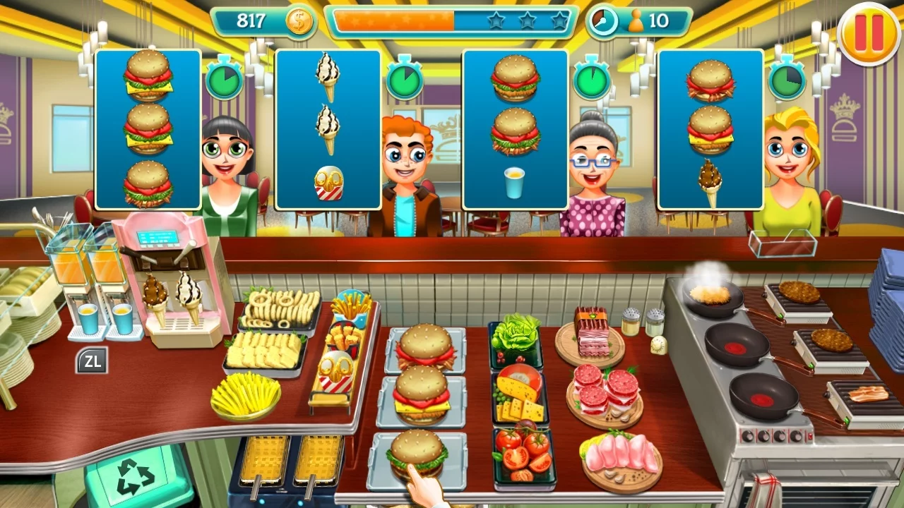 Изображение игры: Burger Chef Tycoon