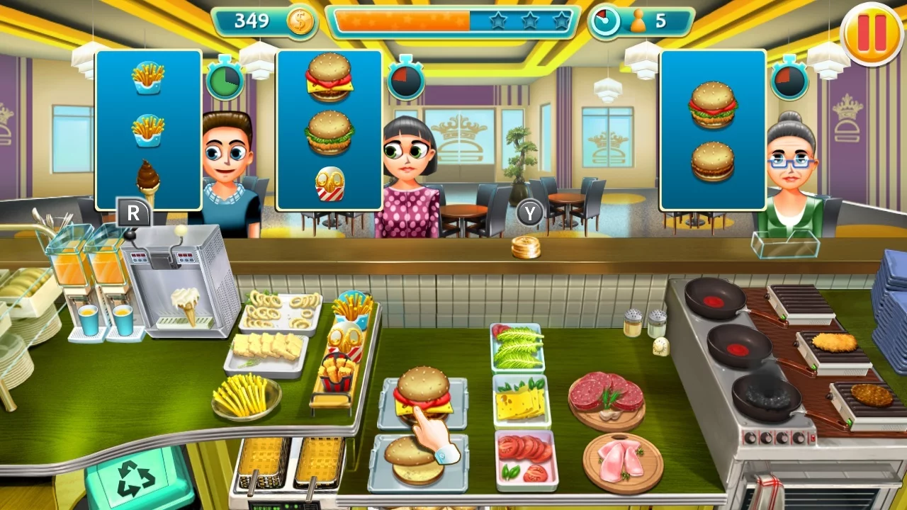 Изображение игры: Burger Chef Tycoon